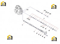 Комплектующие мотора редуктора 60312633 (часть 2)