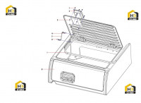 Комплектующие отсека аккумулятора 12908466