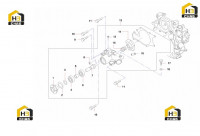 Комплектующие водяного насоса 60289533