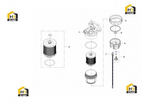 Фильтр топливный грубой очистки 60282025