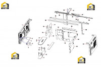Обвес каркаса кабины 13658380