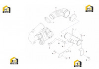 Патрубки воздуховода впуска 60289534