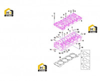 Прокладка и комплектующие головки блока цилиндров 60289524