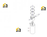 Ремкомплект поршня 60289524