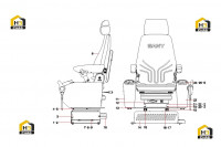 Сиденье водителя и консоли управления 13658195
