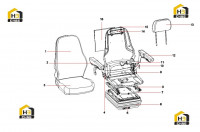Сиденье водителя 60188806