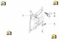 Стенка передняя правая 61019395