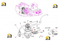 Трубопровод электромагнитного клапана 13601637