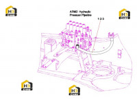 Трубопровод гидравлический рукояти 14034660 (часть 2)