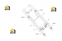 Трубопровод гидравлической системы стрелы 13969700