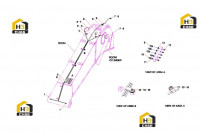 Трубопровод смазки стрелы 11777805