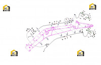 Трубопровод стрелы 14105939