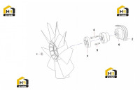 Вентилятор и шкив вентилятора 60289533