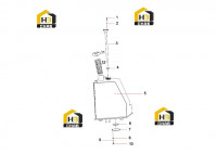 Бак топливный 13058441