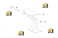 Педаль тормоза 13457933