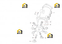 Соединения центрального шарнира 13063324