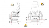 Сиденье и блок управления 12773451