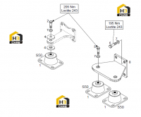Система амортизации двигателя