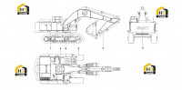 Компоненты основные экскаватора 11451216 SY700C2