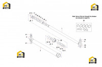 Цилиндр стрелы 60011435
