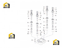 Комплектующие клапана 60004101 (часть 1)