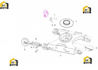 Комплектующие поворотной рамы 12745013