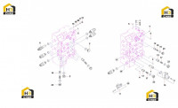 Комплектующие распределительного клапана 60213609 (часть 2)