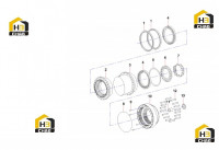 Комплектующие редуктора 60181100 (часть 1)