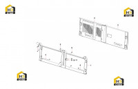 Крепление левой двери 12697690