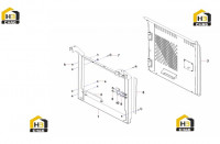 Крепление правой двери 12855224
