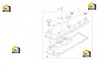 Крышка головки блока цилиндров 60046516