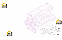 Патрубок водяного насоса 60046507