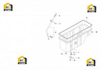 Поддон и щуп масляный 60046520
