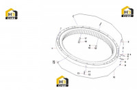 Подшипник поворотный 11174026