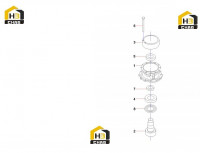 Подшипник поворотного редуктора 60042755