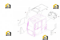 Потолок и обшивка кузова 60211180