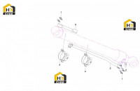 Трубопровод цилиндра ковша 12182683