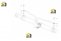 Трубопровод правого цилиндра стрелы 11219750
