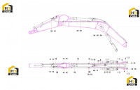 Трубопровод стрелы 12174692
