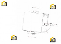 Бак топливный 13372661