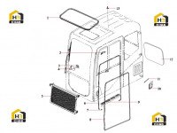 Комплектующие кабины 61022830
