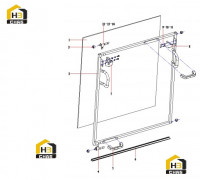 Комплектующие лобового стекла 61020327