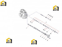 Комплектующие мотора редуктора 60223357 (часть 2)