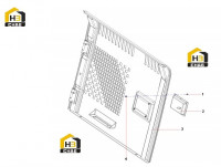 Комплектующие правой двери 12677408