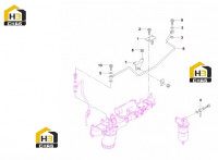 Крепление топливной трубки 60046498