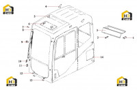 Крышка кондиционера и компоненты кабины 61022830