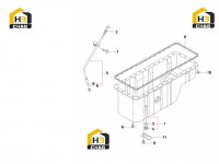 Поддон и щуп масляный 60046520