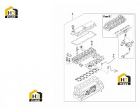 Ремкомплект двигателя 60046506 (часть 2)