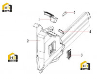 Стенка передняя правая 60015520