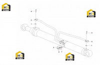 Трубопровод правого цилиндра стрелы 11219750